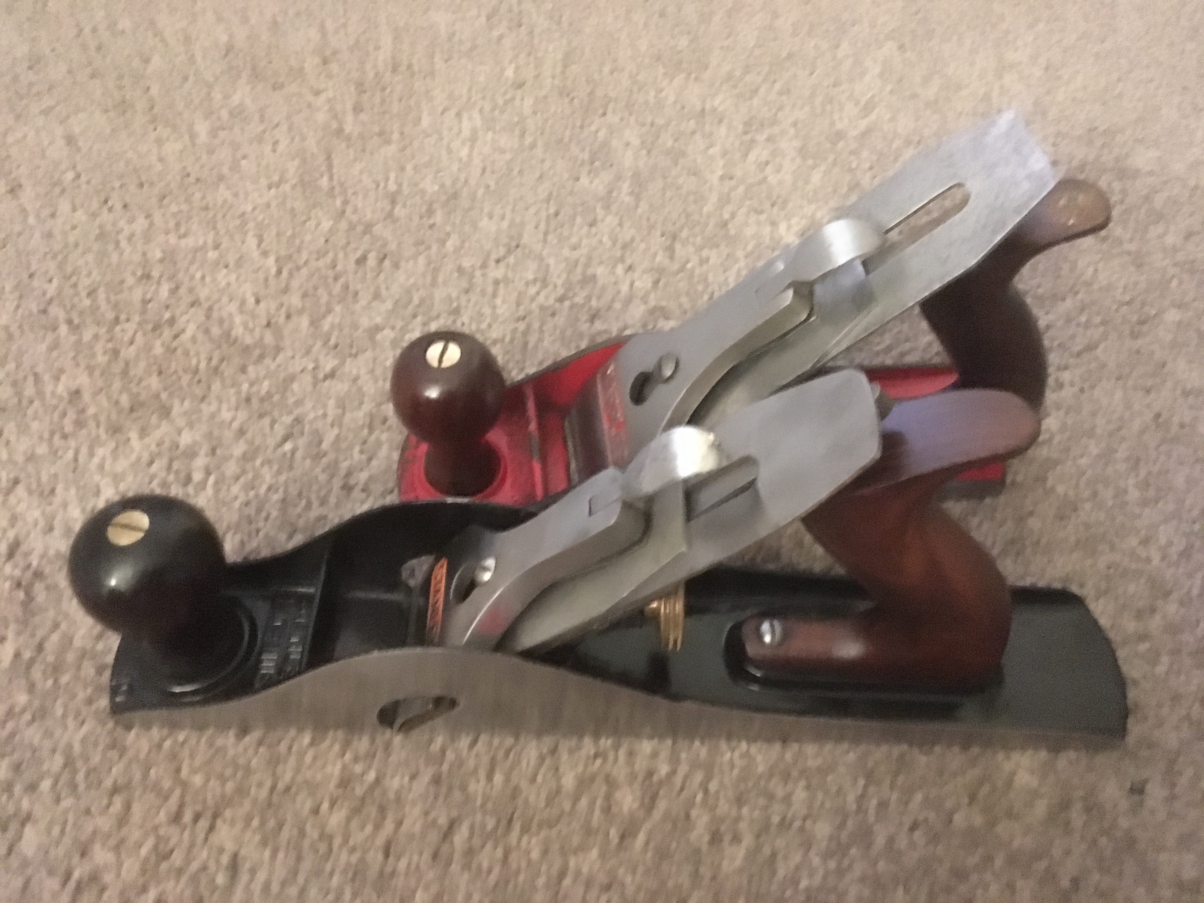 stanley No.10 plane and Marples No. M4 plane